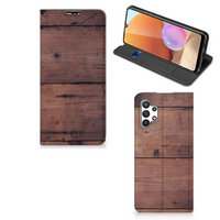 Samsung Galaxy A32 4G | A32 5G Enterprise Editie Book Wallet Case Old Wood - thumbnail