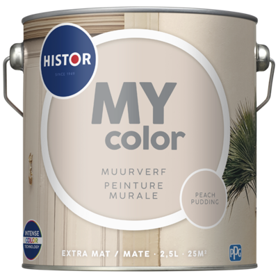Histor My Color Muurverf Extra Mat - Peach Pudding - 2,5 liter