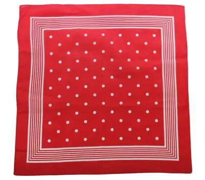 Boeren zakdoek rood stippel 55 x 55 cm - Katoen - Boerenzakdoek - HRBZ031 - HRBZ031 - HRBZ031 - HRBZ031