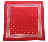 Boeren zakdoek rood stippel 55 x 55 cm - Katoen - Boerenzakdoek - HRBZ031 - HRBZ031 - HRBZ031 - HRBZ031
