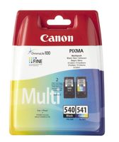 Canon PG-540/CL-541 Multi pack inktcartridge 2 stuk(s) Origineel Zwart, Cyaan, Magenta, Geel