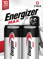 Energizer Max LR20 D batterij (mono) Alkaline 1.5 V 2 stuk(s)