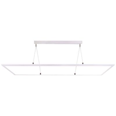 Deko Light 342221 LED Panel transparent, eckig, 50 W, 3000/4000 K, Weiß Hanglamp Energielabel: E (A - G) LED LED vast ingebouwd 53 W Verkeerswit (RAL 9016)