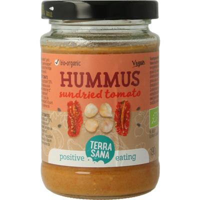 Terrasana Hummus spread zongedroogde tomaat bio Terrasana Hummus spread zongedroogde tomaat bio
