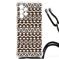 Samsung Galaxy A53 Doorzichtige Silicone Hoesje Aztec Brown