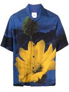 OAMC chemise imprimée à manches courtes - Bleu