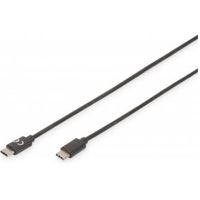 ASSMANN Electronic 1m SB C USB C Mannelijk Mannelijk Zwart USB-kabel