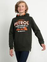 Petrol Industries Jongens Retro Style Hoodie Groen Night - 164
