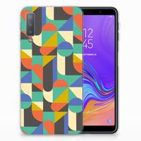 Samsung Galaxy A7 (2018) TPU bumper Funky Retro