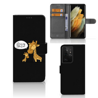 Samsung Galaxy S21 Ultra Leuk Hoesje Giraffe