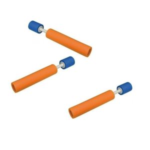 3x stuks Waterpistolen van foam 33 cm