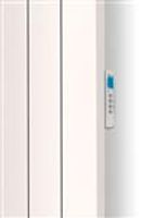 Thermrad Alusoft elektrische aluminium radiator / wit 1800x360 / 1500 Watt