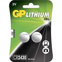 GP CR2032 lithiumknoopbatterij, 3 V, blisterverpakking van 4