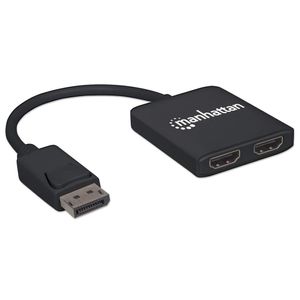 Manhattan 152716 DisplayPort-splitter 2 poorten 3810 x 2160 Pixel