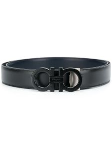 Ferragamo ceinture à boucle Gancio - Noir