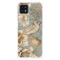 Case voor OPPO A53 5G | A73 5G Vintage Bird Flowers