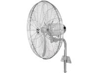 CasaFan WM2 Wall Eco Wandventilator 123 W (Ø x h) 69 cm x 69 cm Zilver-grijs, Chroom (glanzend)