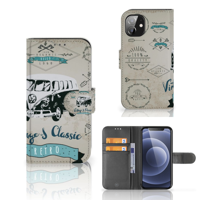 Apple iPhone 12 Mini Telefoonhoesje met foto Retro VW Bus