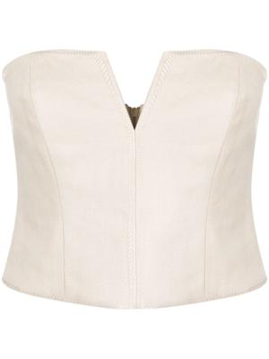 ZIMMERMANN Strapless top - Beige ZIMMERMANN Strapless top - Beige