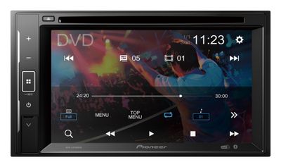 Pioneer AVH-A240DAB Autoradio met scherm dubbel DIN Aansluiting voor stuurbediening, Aansluiting voor achteruitrijcamera, Bluetooth handsfree, DAB+ tuner