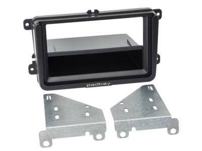 2-DIN Paneel Padbay incl. iPad Mini bracket Seat - Skoda - Volkswagen Kleur: Zwart 2-DIN Paneel Padbay incl. iPad Mini bracket Seat - Skoda - Volkswagen Kleur: Zwart