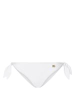 Dolce & Gabbana bas de bikini à plaque logo - Blanc