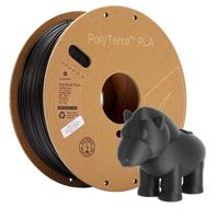Polymaker 70820 PolyTerra PLA Filament PLA Lager kunststofgehalte 1,75 mm 1000 g zwart (mat) 1