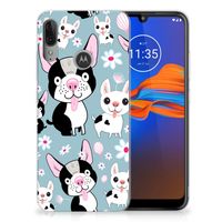 Motorola Moto E6 Plus TPU Hoesje Hondjes