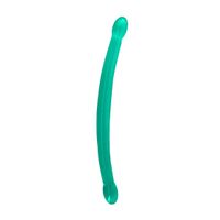 17&apos;&apos; / 13cm Non Realistic Double Dildo - Turquoise