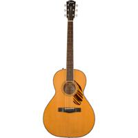 Fender PS-220E Parlor Natural elektrisch-akoestische westerngitaar met koffer