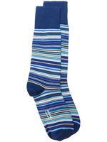 Paul Smith chaussettes à rayures - Bleu