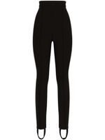 Dolce & Gabbana legging à détails sous-pieds - Noir