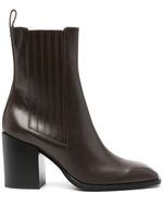 Aeyde bottines chelsea Nat 75 mm en cuir - Marron