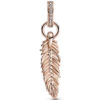 Pandora Rose 789550C01 Hangbedel Sparkling Feather zilver-zirconia rosekleurig