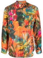 Ralph Lauren Purple Label Overhemd met bloemenprint - Oranje