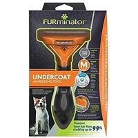 Furminator 141068 Hondenborstel, voor Medium Lang Haar Versie 2.0, Oranje 1 Stuk