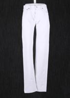 Vintage Straight Levi&apos;s 501 White size 30 / 36 for Unisex - thumbnail