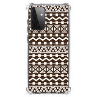 Samsung Galaxy A72 4G/5G Doorzichtige Silicone Hoesje Aztec Brown - thumbnail