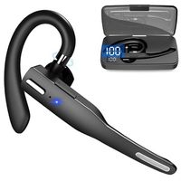 Bluetooth-headset met oplaadetui YYK525 - Zwart - thumbnail