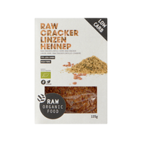 Raw Organic Food Raw Cracker Linzen Hennep 125g bij Jumbo