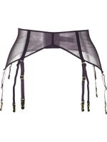 Maison Close porte-jarretelles à design transparent - Violet - thumbnail