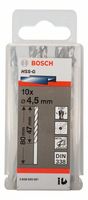 Bosch Accessoires Metaalboren HSS-G, Standard 4,5 x 47 x 80 mm 10st - 2608595061 - thumbnail