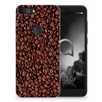 Alcatel 1S (2019) Siliconen Case Koffiebonen