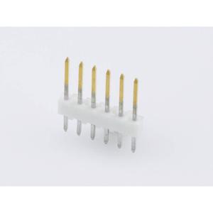 Molex 22102061 Male header, inbouw (standaard) Totaal aantal polen: 6 Rastermaat: 2.54 mm Inhoud: 1 stuk(s) Bag