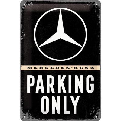 Mercedes Benz Parking Only Wandplaat 20x30cm Mercedes Benz Parking Only Wandplaat 20x30cm