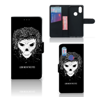 Telefoonhoesje met Naam Xiaomi Mi A2 Skull Hair