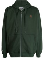 izzue hoodie à logo brodé - Vert