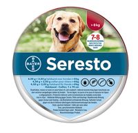 SERESTO TEKEN- EN VLOOIENBAND GROTE HOND VANAF 8 KG 70 CM