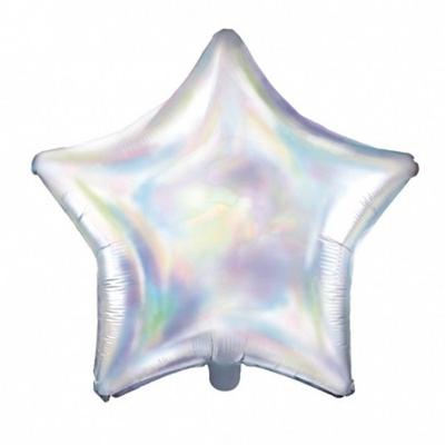 Folieballon ster iridescent (48cm)
