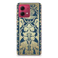 Motorola Moto G84 TPU Case Beige Flowers - thumbnail